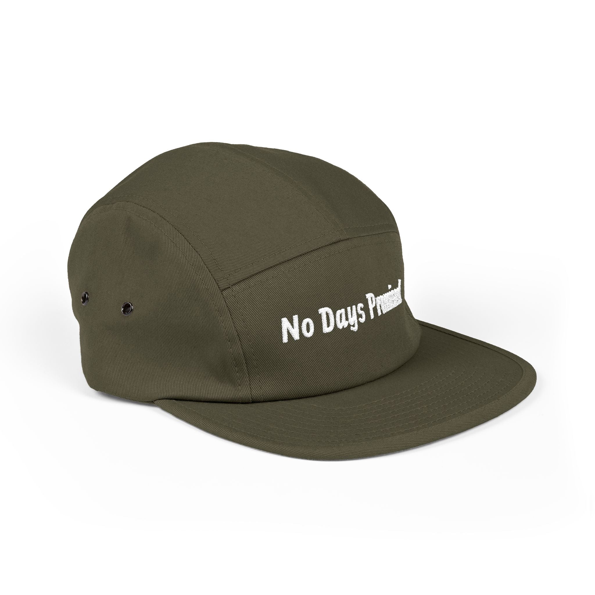 No Days Promised Embroidered 5-Panel Cap