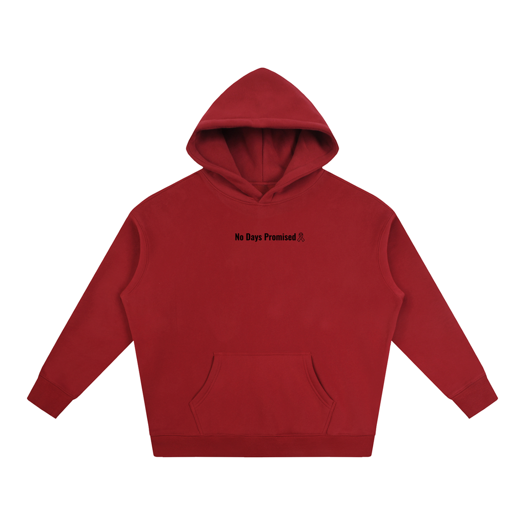 Limited edition red cardiovascular "Wake up. Thank God. Get to Work" Hoodie