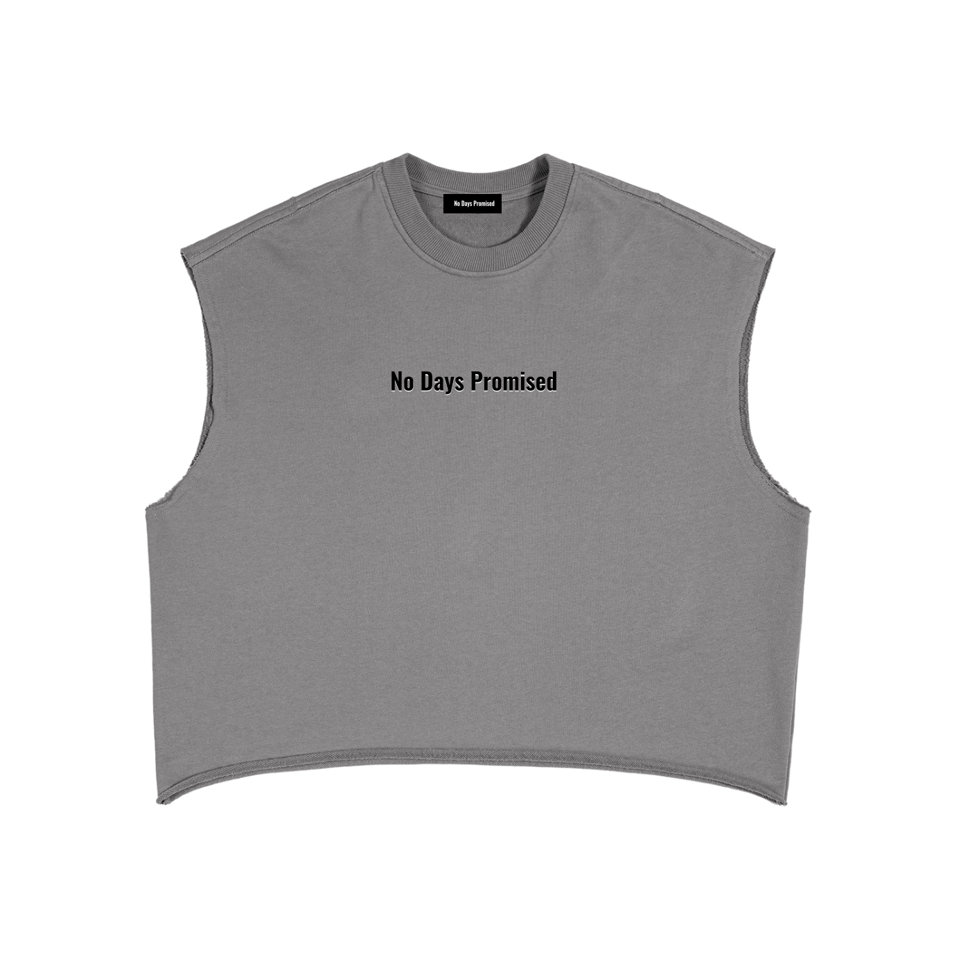 "Wake up. Thank God. Get to Work" Boxy Tank Top