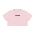 Women's Mineral Wash "Wake up. Thank God. Get to Work" Crop Tee