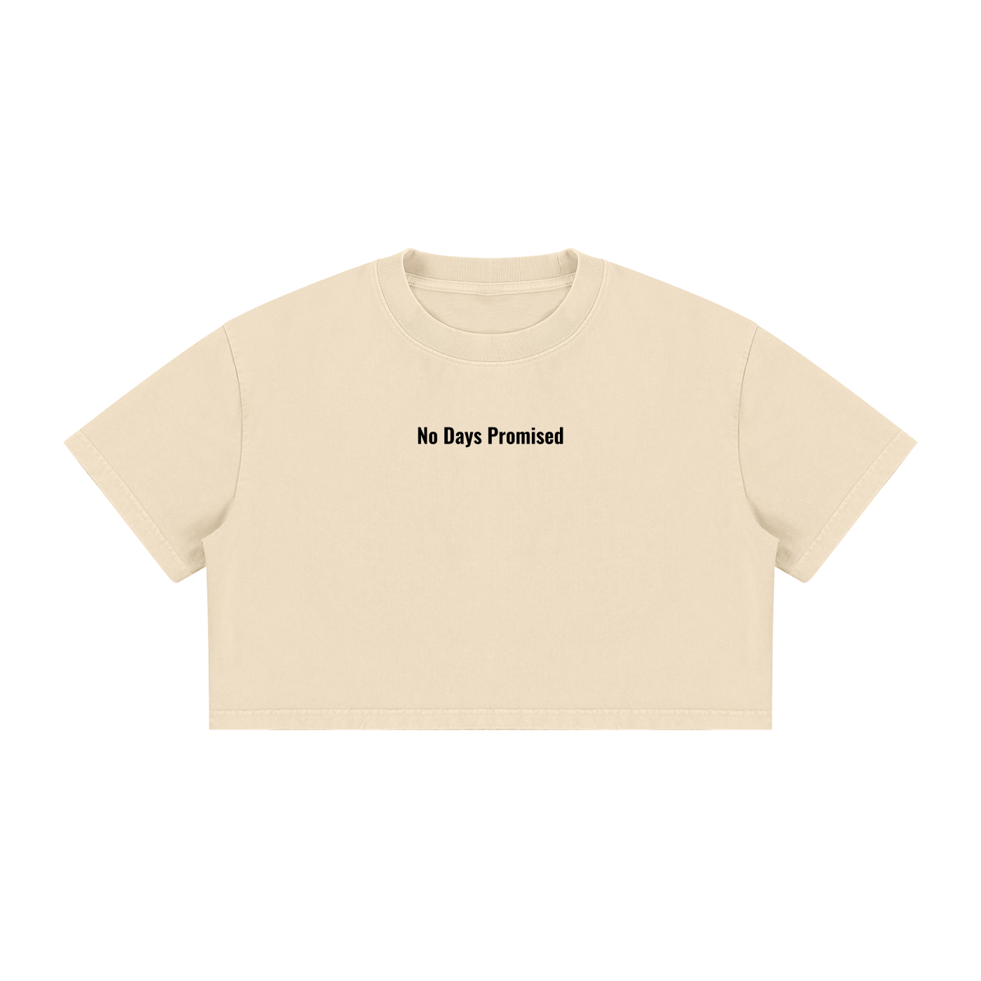 Women's Mineral Wash "Wake up. Thank God. Get to Work" Crop Tee